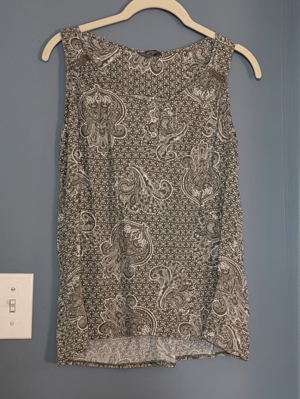 Denver Hayes Paisley Sleeveless Top Small *A9